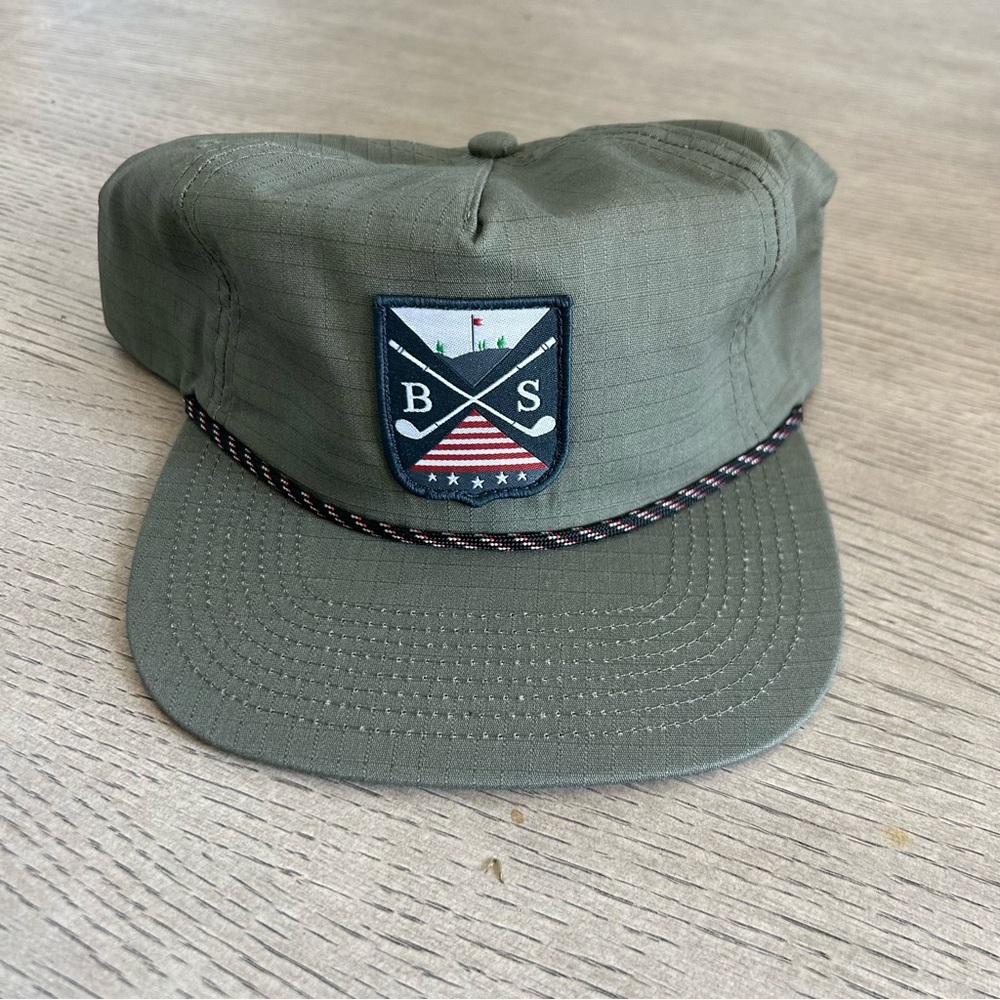 Boston Scott Olive Green Snap Back Hat